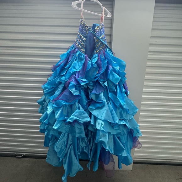 Princess by Mary’s Beaded Ball Gown – Size 8 – Blue/Purple – New With Tags - Picture 8 of 13